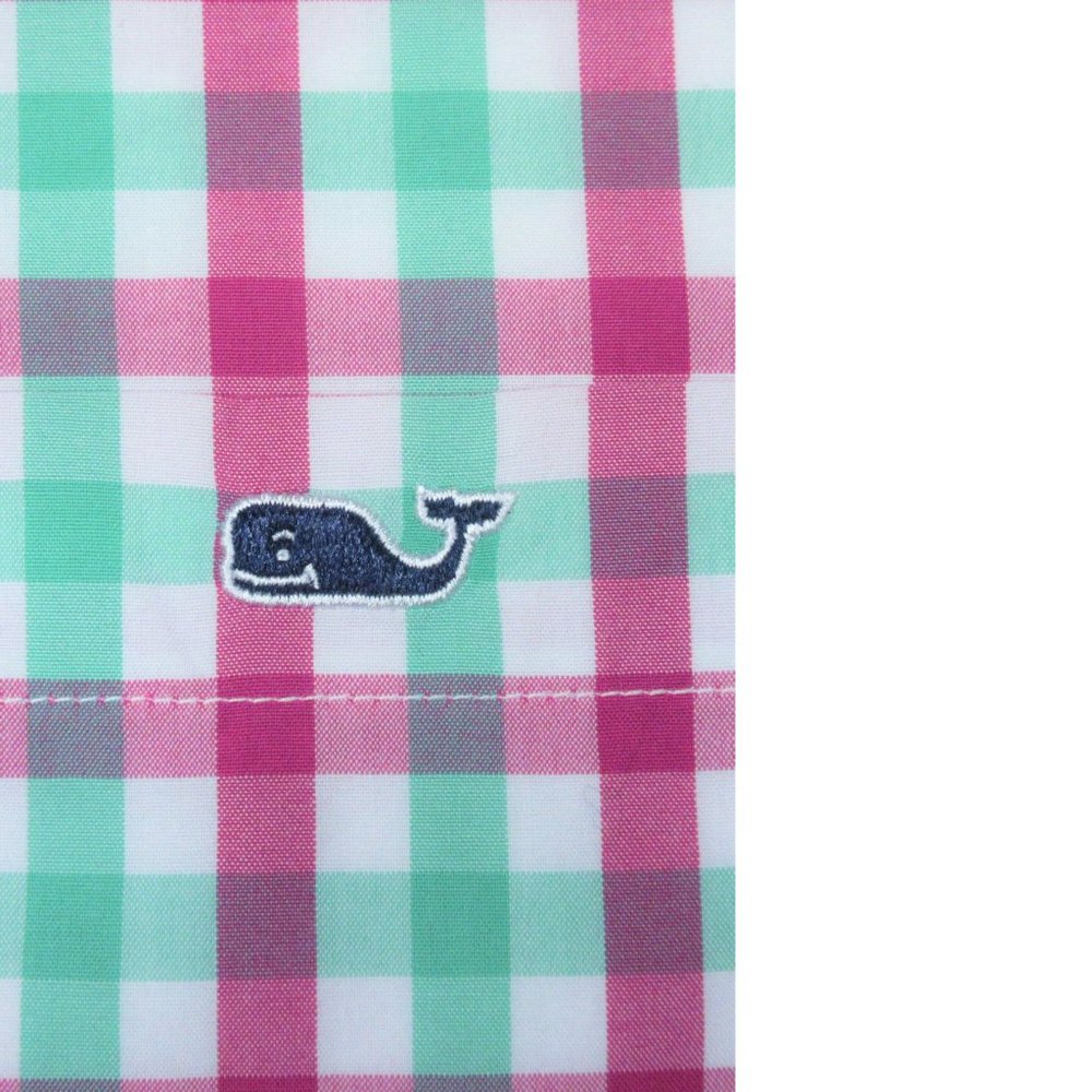 VINEYARD VINES SLIM FIT TUCKER SHIRT 100% COTTON CHECK PLAID Sz MEDIUM, M